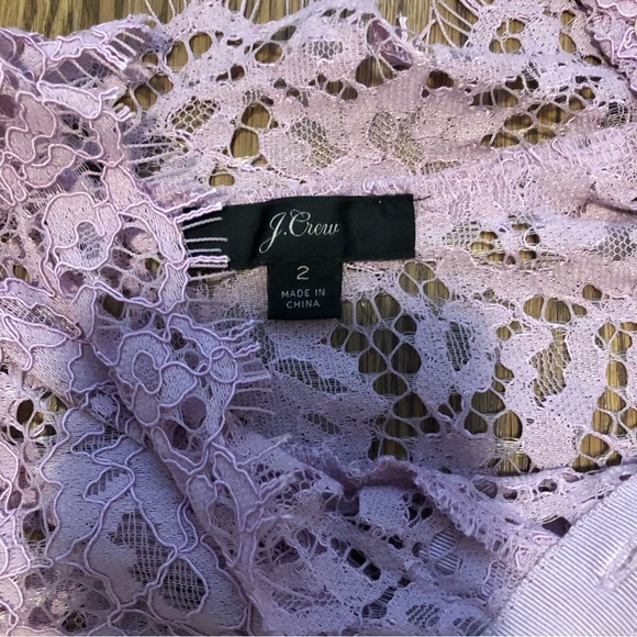 J Crew Floral Lace Blouse - Picture 2 of 3